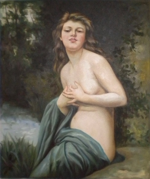 store falso d'autore desnuda di Bouguereau